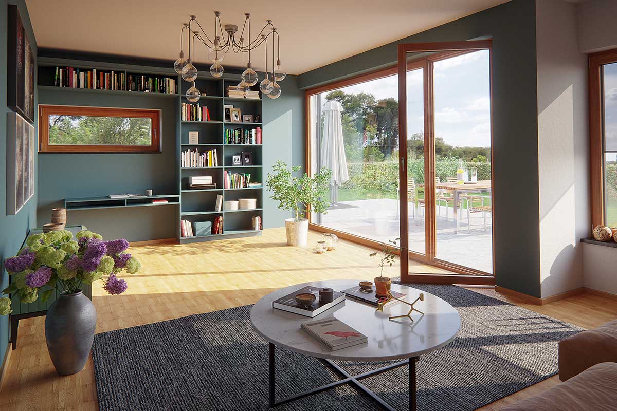 3D-Visualisierung eines Innenraums