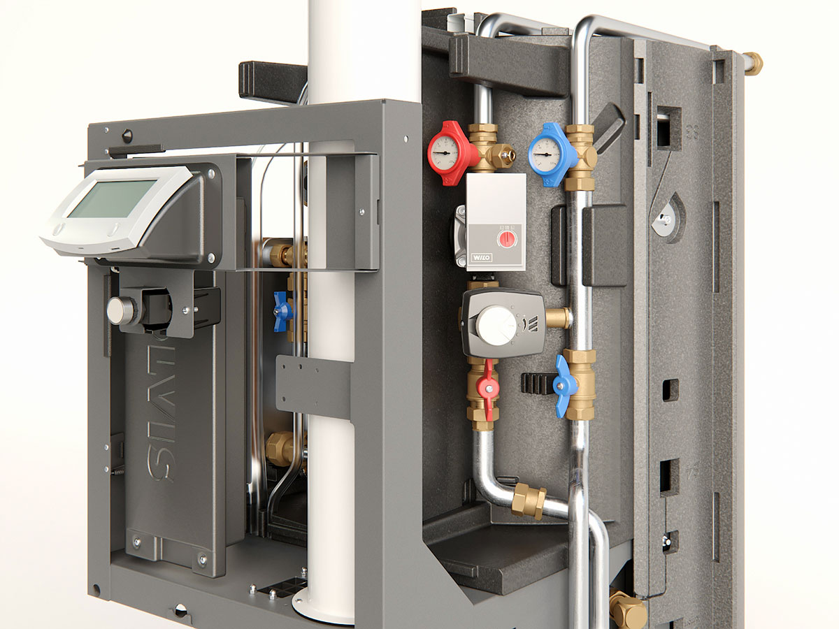 3D-Visualisierung einer technischen Anlage