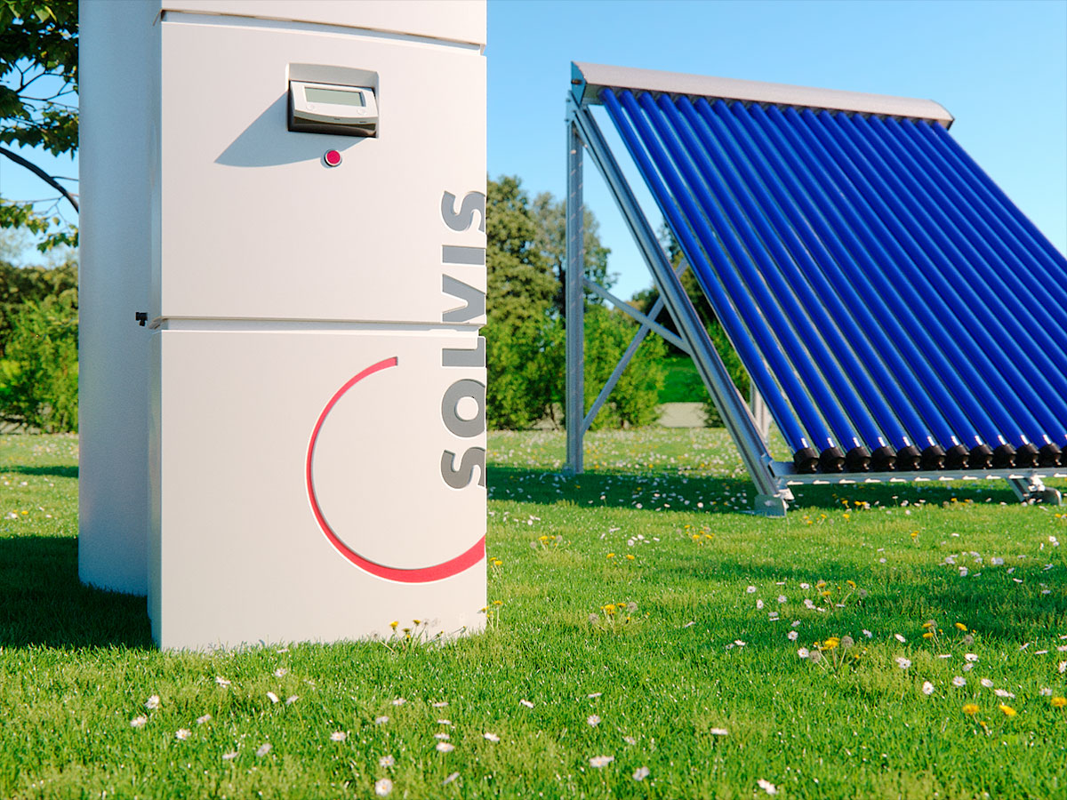 3D-Visualisierung einer Brennwertheizung